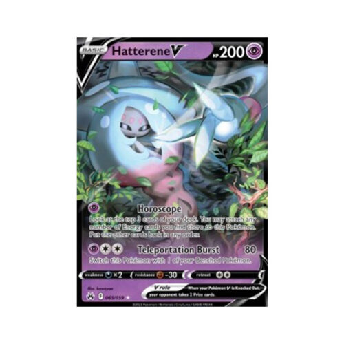 Pokemon TCG: karta Hatterene V (CRZ 065)