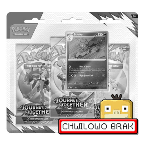 Pokémon TCG: Journey Together 3-Pack Blister (Scrafty)