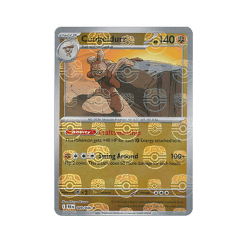 Pokemon TCG: karta Conkeldurr Masterball (xBLK 049)
