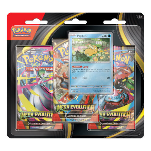 Pokémon TCG: Mega Evolution 3-Pack Blister (Psyduck)