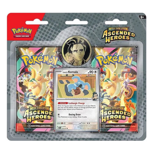 Pokémon TCG: Mega Evolution - Ascended Heroes Trainer 2-Pack Blister (Larry's Komala)