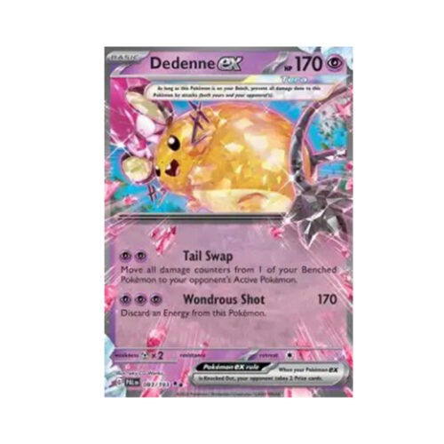 Pokemon TCG: karta Dedenne ex (PAL 093)