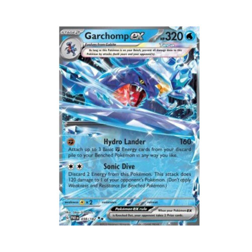 Pokemon TCG: karta Garchomp ex (PAR 038)