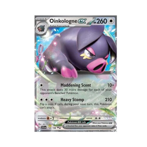 Pokemon TCG: karta Oinkologne ex (SVI 158)