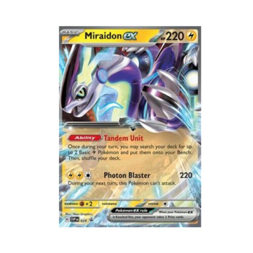 Pokemon TCG: karta Miraidon ex (SVP 028)