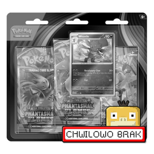 Pokémon TCG: Mega Evolution - Phantasmal FLames 3-Pack Blister (Weavile)